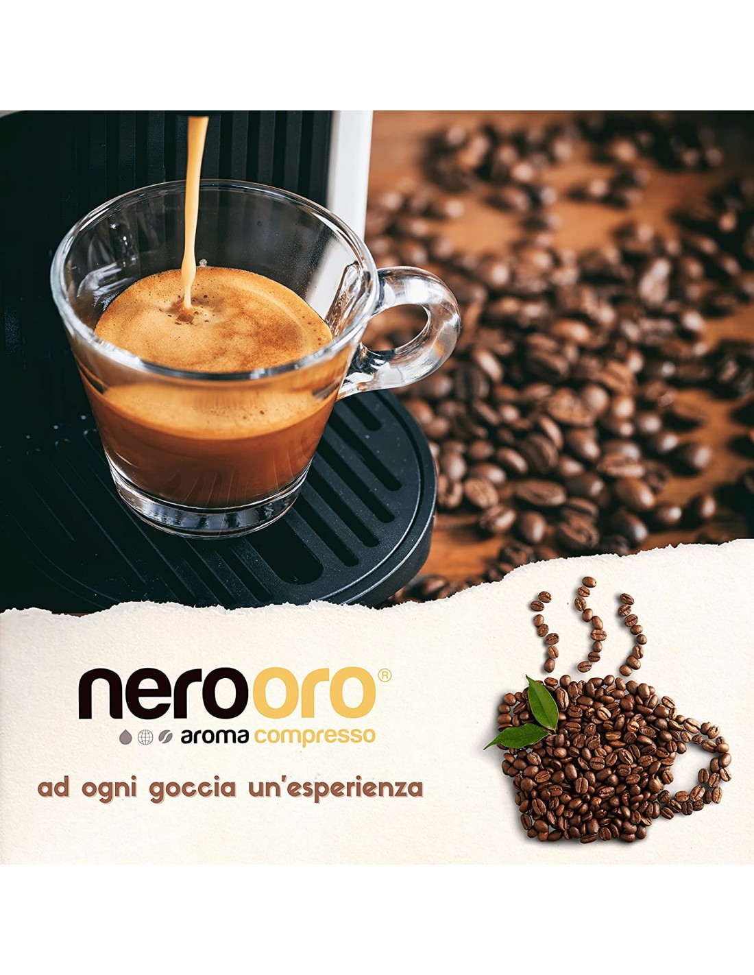 200 Capsule Caffè Nerooro Espresso Point Miscela Oro