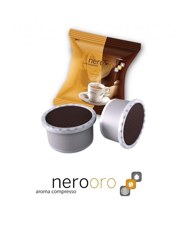 100 Capsule Caffè Nerooro Espresso Point Miscela Oro